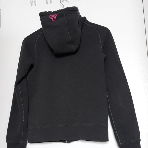 TNA Womens' Zip-Up Hoodie, Dark Grey, Size S - Picture 11 of 12